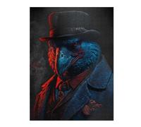 Jigsaw Puzzles for Adults 52x38cm/1000pcs Bird of Prey Noir Jigsaw Puzzle Hands-on Game Difficult Challenge Gifts for Friends And Family 52x38cm/1000pcs