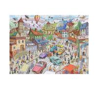 Jigsaw Puzzles for Adults 52x38cm/1000pcs Busy Town Jigsaw Puzzle Puzzle for Adults Relax Games Difficult Hard Gifts for Friends And Family 52x38cm/1000pcs