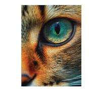 Jigsaw Puzzles for Adults 52x38cm/1000pcs Cat Closeup Face Puzzles for Adults Anti-Stress Toys Improve Memory Deal As Gifts for The Whole Family 52x38cm/1000pcs