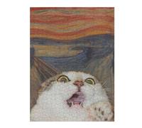 Jigsaw Puzzles for Adults 52x38cm/1000pcs Cat's Emotional Painting Jigsaw Toy Wall Decor Difficult Hard Deal As Gifts for The Whole Family 52x38cm/1000pcs