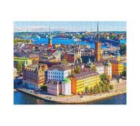 Jigsaw Puzzles for Adults 52x38cm/1000pcs Colorful European Cityscape Puzzle Jigsaws for Adults Fun Games Perfect Decoration Challenging To Complete 52x38cm/1000pcs