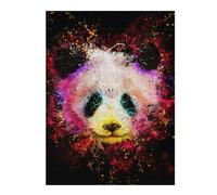 Jigsaw Puzzles for Adults 52x38cm/1000pcs Colorful Panda Splash Art Adult Puzzles DIY Toys A Work of Art Unique Birthday And Xmas Gifts 52x38cm/1000pcs