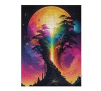Jigsaw Puzzles for Adults 52x38cm/1000pcs Cosmic Tree of Life Puzzles for Adults Fun Games Difficult Challenge Unique Birthday And Xmas Gifts 52x38cm/1000pcs