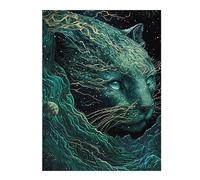 Jigsaw Puzzles for Adults 52x38cm/1000pcs Cougar Adult Puzzles Hands-on Game Stress Reliever Fun at Home Activities, 52x38cm/1000pcs