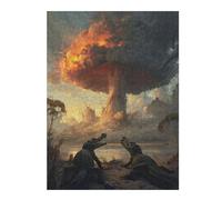 Jigsaw Puzzles for Adults 52x38cm/1000pcs Crocodiles in War Jigsaw Relaxing Games Analysis And Logic Unique Birthday And Xmas Gifts 52x38cm/1000pcs