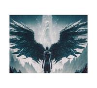 Jigsaw Puzzles for Adults 52x38cm/1000pcs Dark Angel's Ascension Jigsaw Relaxing Games Analysis And Logic Unique Birthday And Xmas Gifts 52x38cm/1000pcs