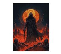 Jigsaw Puzzles for Adults 52x38cm/1000pcs Dark Figure in Hell Adult Jigsaw Puzzle Brain Teaser Game A Work of Art Challenging To Complete 52x38cm/1000pcs