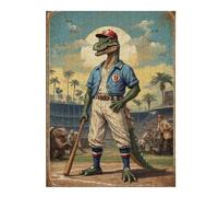 Jigsaw Puzzles for Adults 52x38cm/1000pcs Dino League Legends 9 Puzzle for Adults Relaxing Games Stress Reliever Help The Brain Exercise 52x38cm/1000pcs