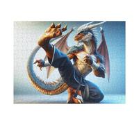 Jigsaw Puzzles for Adults 52x38cm/1000pcs Dragons Martial Legacy Adult Jigsaw Hands-on Game Analysis And Logic Fun at Home Activities, 52x38cm/1000pcs
