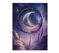 Jigsaw Puzzles for Adults 52x38cm/1000pcs Enchanted Celestial Dreamcatcher -1 Adult Jigsaw Puzzle Relax Games Improve Memory Unique Birthday And Gifts 52x38cm/1000pcs