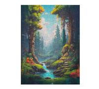 Jigsaw Puzzles for Adults 52x38cm/1000pcs Enchanted Pixel Grove Jigsaw for Adults Relax Games For Family Fun Christmas Birthday Gifts 52x38cm/1000pcs