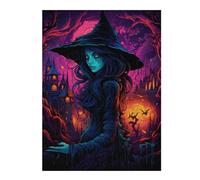 Jigsaw Puzzles for Adults 52x38cm/1000pcs Enchanted Witch's Realm Jigsaws for Adults Family Games Birthday Present Christmas Birthday Gifts 52x38cm/1000pcs