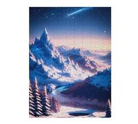 Jigsaw Puzzles for Adults 52x38cm/1000pcs Frozen Majesty Adult Jigsaw Toy Wall Decor Precision Cutting Fun Activities at Home 52x38cm/1000pcs