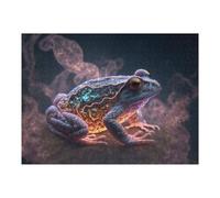 Jigsaw Puzzles for Adults 52x38cm/1000pcs Galactic Frog Cosmic Artwork Jigsaws for Adults Family Games Birthday Present Christmas Birthday Gifts 52x38cm/1000pcs