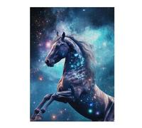 Jigsaw Puzzles for Adults 52x38cm/1000pcs Galactic Horse Dreamscape Jigsaw for Adults Toy Wall Decor Presents for Women Great Gift for Gaming 52x38cm/1000pcs