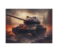 Jigsaw Puzzles for Adults 52x38cm/1000pcs German World War Tank Puzzles for Adults Brain Teaser Game Wall Art Educational Challenge 52x38cm/1000pcs