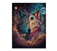 Jigsaw Puzzles for Adults 52x38cm/1000pcs HighFlying Wolf Adult Jigsaw Puzzle Brain Teaser Game A Work of Art Challenging To Complete 52x38cm/1000pcs