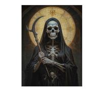 Jigsaw Puzzles for Adults 52x38cm/1000pcs Holy Death Devotion Adult Puzzles Hands-on Game Stress Reliever Fun at Home Activities, 52x38cm/1000pcs