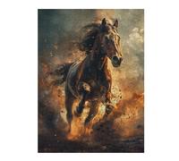 Jigsaw Puzzles for Adults 52x38cm/1000pcs Horse Animal Jigsaw Puzzle Toy Wall Decor Difficult Challenge Deal As Gifts for The Whole Family 52x38cm/1000pcs