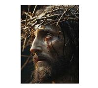 Jigsaw Puzzles for Adults 52x38cm/1000pcs Jesus Is Alive Adult Jigsaw Puzzle Brain Teaser Game A Work of Art Challenging To Complete 52x38cm/1000pcs