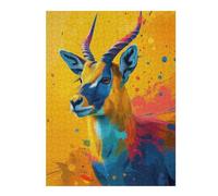 Jigsaw Puzzles for Adults 52x38cm/1000pcs Lightning Fast Antelope Puzzle for Adults Relaxing Games Perfect Decoration for Birthday, Chrismas 52x38cm/1000pcs