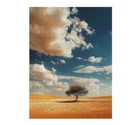 Jigsaw Puzzles for Adults 52x38cm/1000pcs Lone Tree Desert Watch Adult Puzzles Brain Teaser Game Hand Speed Race Unique Birthday And Gifts 52x38cm/1000pcs