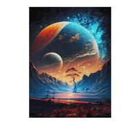Jigsaw Puzzles for Adults 52x38cm/1000pcs New Earth Universe Cosmos Puzzles for Adults Anti-Stress Toys Perfect Decoration Gifts for Friends And Family 52x38cm/1000pcs