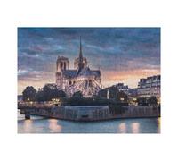Jigsaw Puzzles for Adults 52x38cm/1000pcs Notre Dame De Paris Adult Jigsaw Hands-on Game Analysis And Logic Fun at Home Activities, 52x38cm/1000pcs