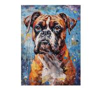Jigsaw Puzzles for Adults 52x38cm/1000pcs Palette Boxer Dog Painting Puzzles for Adults Relax Games Presents for Women Fun Activities at Home 52x38cm/1000pcs