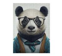 Jigsaw Puzzles for Adults 52x38cm/1000pcs Panda in Formal Attire-1 Jigsaws for Adults Relaxing Games Difficult Challenge Christmas Birthday Gifts 52x38cm/1000pcs