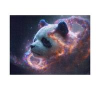 Jigsaw Puzzles for Adults 52x38cm/1000pcs Panda in Space Nebula Jigsaw Toy Wall Decor Difficult Hard Deal As Gifts for The Whole Family 52x38cm/1000pcs
