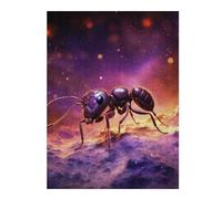 Jigsaw Puzzles for Adults 52x38cm/1000pcs Purple Ant on Abstract Background Adult Puzzles Fun Games But Fun And Humorous Gifts for Friends And Family 52x38cm/1000pcs