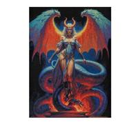 Jigsaw Puzzles for Adults 52x38cm/1000pcs Queen Lilith with Serpent Adult Puzzles Hands-on Game Stress Reliever Fun at Home Activities, 52x38cm/1000pcs