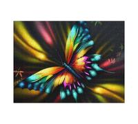 Jigsaw Puzzles for Adults 52x38cm/1000pcs Rainbow Butterfly Artwork Jigsaw Toy Wall Decor Difficult Hard Deal As Gifts for The Whole Family 52x38cm/1000pcs