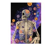 Jigsaw Puzzles for Adults 52x38cm/1000pcs Skeleton in Space Adult Puzzles Relaxing Games Hand Speed Race Gifts for Friends And Family 52x38cm/1000pcs