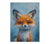 Jigsaw Puzzles for Adults 52x38cm/1000pcs Smiling Fox Painting Jigsaw Puzzle DIY Toys Enhance Memory Gifts for Friends And Family 52x38cm/1000pcs