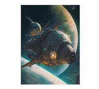 Jigsaw Puzzles for Adults 52x38cm/1000pcs Space Station Odyssey -6 Jigsaw Puzzle Toy Wall Decor Difficult Challenge Deal As Gifts for The Whole Family 52x38cm/1000pcs