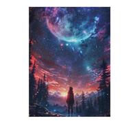 Jigsaw Puzzles for Adults 52x38cm/1000pcs Starry Nights Embrace Jigsaws for Adults Fun Games Perfect Decoration Challenging To Complete 52x38cm/1000pcs