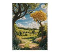Jigsaw Puzzles for Adults 52x38cm/1000pcs Sunlit Path to The Tree Jigsaw for Adults DIY Toys Analysis And Logic Great Gift for Gaming 52x38cm/1000pcs