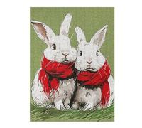 Jigsaw Puzzles for Adults 52x38cm/1000pcs Sweet Rabbit Jigsaw for Adults DIY Toys Analysis And Logic Great Gift for Gaming 52x38cm/1000pcs