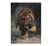 Jigsaw Puzzles for Adults 52x38cm/1000pcs Tiger Angry Scary Hungry Puzzles for Adults Relax Games Presents for Women Fun Activities at Home 52x38cm/1000pcs