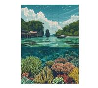 Jigsaw Puzzles for Adults 52x38cm/1000pcs Underwater in Raja Ampat Puzzle for Adults Relax Games Difficult Hard Gifts for Friends And Family 52x38cm/1000pcs