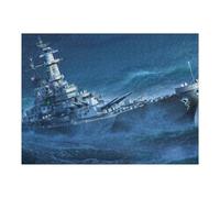 Jigsaw Puzzles for Adults 52x38cm/1000pcs Warship in Stormy Seas Puzzle for Adults Relax Games Difficult Hard Gifts for Friends And Family 52x38cm/1000pcs