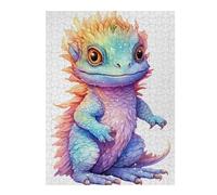 Jigsaw Puzzles for Adults 52x38cm/1000pcs Watercolor Bearded Dragon Puzzles for Adults Relax Games Presents for Women Fun Activities at Home 52x38cm/1000pcs