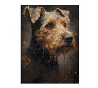 Jigsaw Puzzles for Adults 52x38cm/1000pcs Welsh Terrier Dog Precious Puzzles for Adults Fun Games Difficult Challenge Unique Birthday And Xmas Gifts 52x38cm/1000pcs