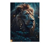 Jigsaw Puzzles for Adults 52x38cm/1000pcs Wild Lion in The Forest Jigsaw for Adults Toy Wall Decor Presents for Women Great Gift for Gaming 52x38cm/1000pcs
