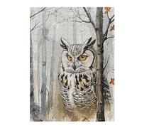 Jigsaw Puzzles for Adults 52x38cm/1000pcs Wild Owl Jigsaw for Adults Relax Games For Family Fun Christmas Birthday Gifts 52x38cm/1000pcs