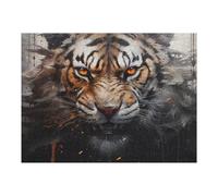Jigsaw Puzzles for Adults 52x38cm/1000pcs Wild Tiger Majesty Jigsaw Relaxing Games Analysis And Logic Unique Birthday And Xmas Gifts 52x38cm/1000pcs