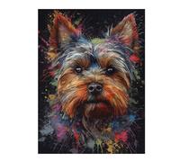 Jigsaw Puzzles for Adults 52x38cm/1000pcs Yorkshire Painting Puzzles for Adults Relax Games Presents for Women Fun Activities at Home 52x38cm/1000pcs