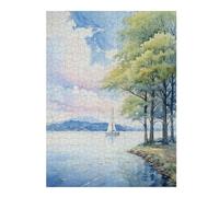 Jigsaw Puzzles for Adults 52x38cm/1000pcsSail at Dawn Adult Puzzles Brain Teaser Game Hand Speed Race Unique Birthday And Gifts 52x38cm/1000pcs